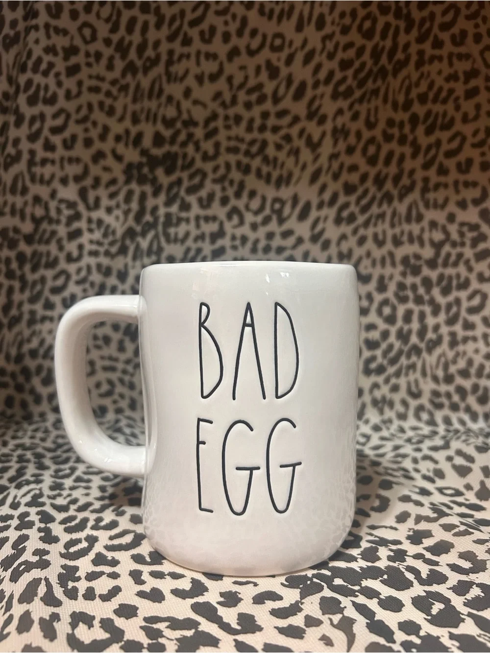 Rae Dunn Ceramic “Good Egg-Bad Egg” Mug